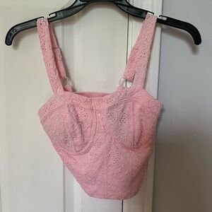 No Boundaries Pink Lace Bra Intimates